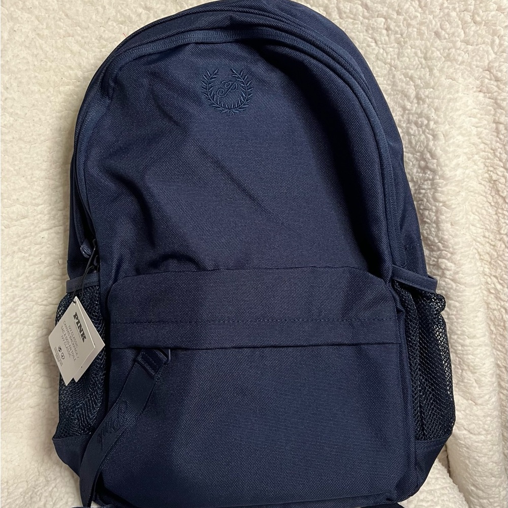 PINK Victoria's Secret Dark Blue Backpack